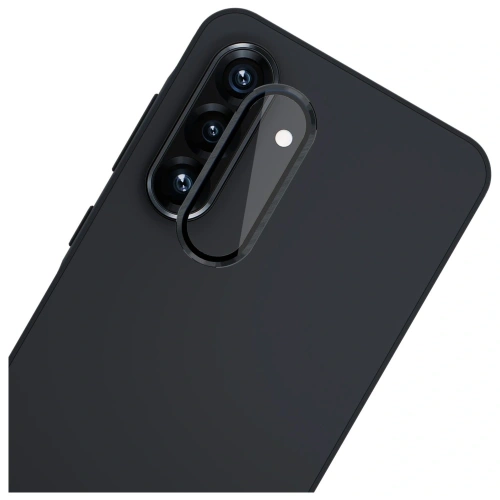 Szkło hartowane na obiektyw aparatu 3MK Lens Protection Pro do Samsung Galaxy A36 / A56 5G czarny