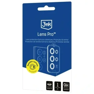 Szkło hybrydowe na obiektyw aparatu 3MK Lens Protection Pro do Samsung Galaxy A36 / A56 5G czarny