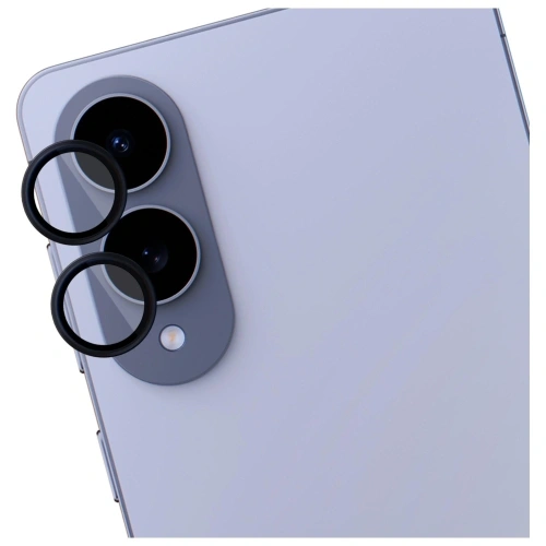 Szkło hartowane na obiektyw aparatu 3MK Lens Protection Pro do Samsung Galaxy S25 Edge czarny