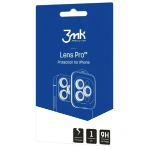 Szkło hybrydowe na obiektyw aparatu 3MK Lens Protection Pro do Samsung Galaxy S25 Edge czarny