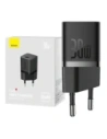 Baseus GaN5 30W USB-C nástěnná nabíječka (černá)