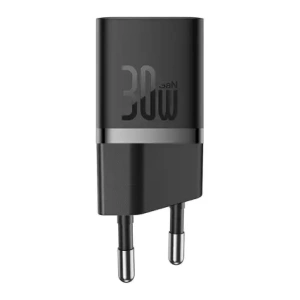 Baseus GaN5 30W USB-C nástěnná nabíječka (černá)