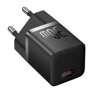 Baseus GaN5 30W USB-C nástěnná nabíječka (černá)