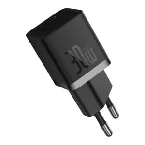 Baseus GaN5 30W USB-C nástěnná nabíječka (černá)