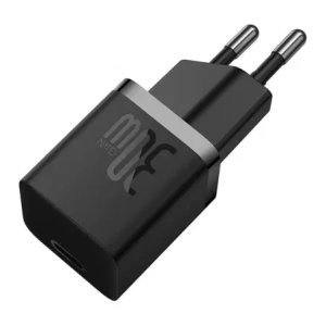 Baseus GaN5 30W USB-C nástěnná nabíječka (černá)