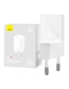 Baseus GaN5 30W USB-C nástěnná nabíječka (bílá)