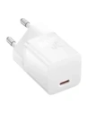 Baseus GaN5 30W USB-C nástěnná nabíječka (bílá)