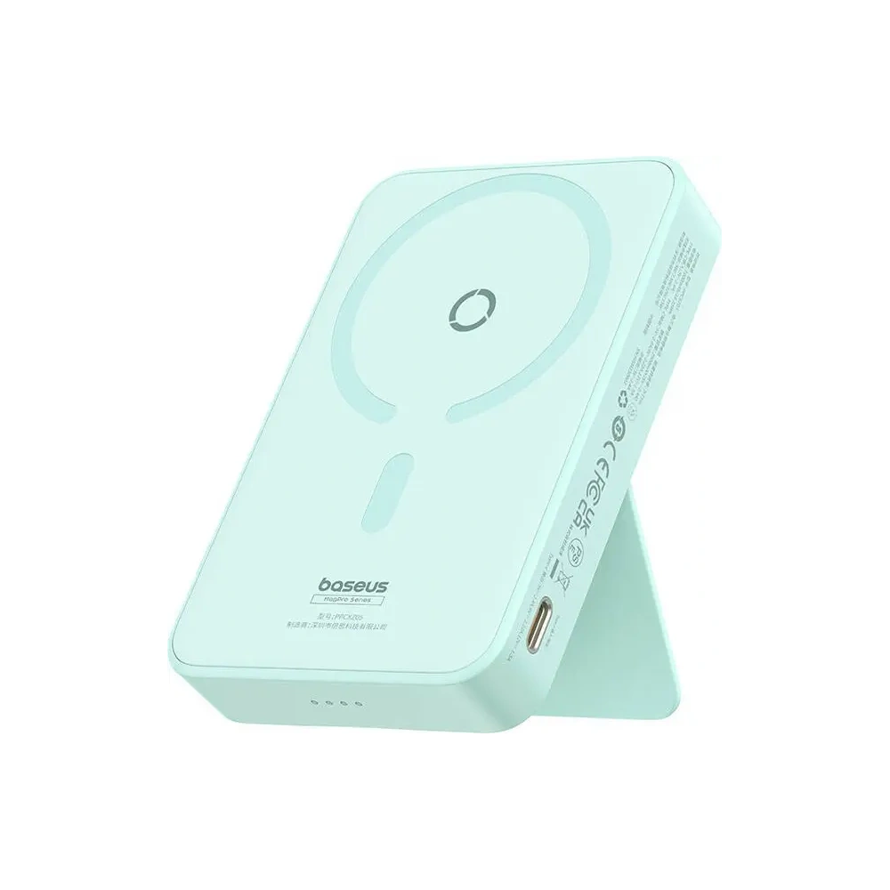 Baseus MagPro Magnetická Power Banka 5000mAh 20W MagSafe (mentolová)