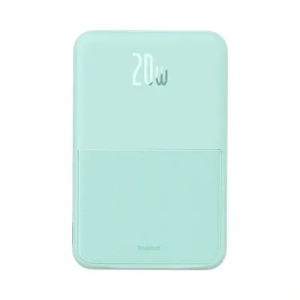 Baseus MagPro Magnetická Power Banka 5000mAh 20W MagSafe (mentolová)