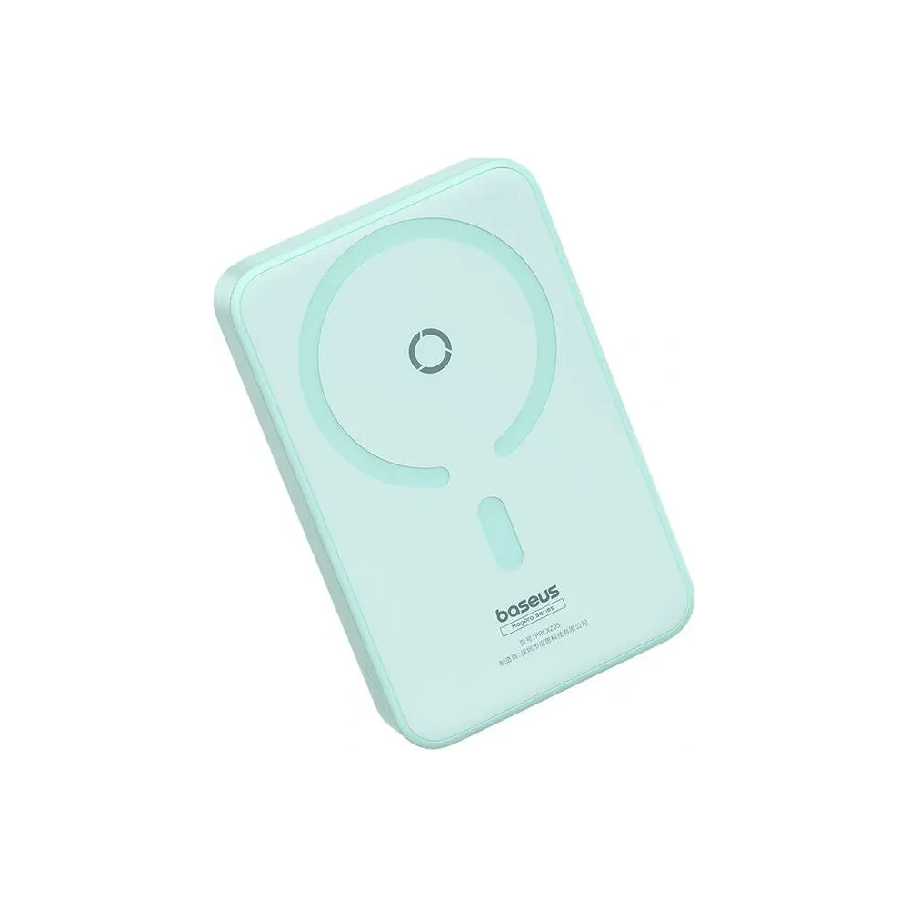 Baseus MagPro Magnetická Power Banka 5000mAh 20W MagSafe (mentolová)