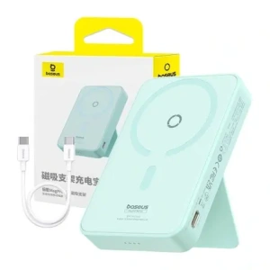 Baseus MagPro Magnetická Power Banka 5000mAh 20W MagSafe (mentolová)