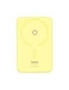 Powerbank magnetyczny z podstawką Baseus MagPro Magnetic 5000mAh 20W MagSafe (żółty)