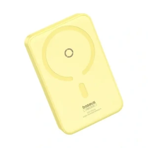 Baseus MagPro Magnetická Power Bank 5000mAh 20W MagSafe (žlutá)