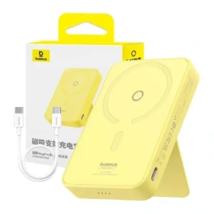 Baseus MagPro Magnetická Power Bank 5000mAh 20W MagSafe (žlutá)