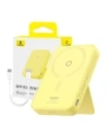 Baseus MagPro Magnetic Power Bank 5000mAh 20W MagSafe (yellow)