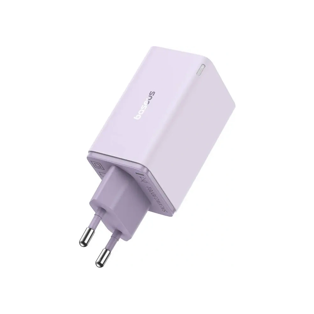 Baseus GaN6 Pro 2xUSB-A, 2xUSB-C, 65W Nástěnná nabíječka (fialová)