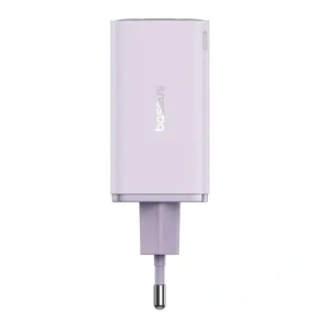 Baseus GaN6 Pro 2xUSB-A, 2xUSB-C, 65W Nástěnná nabíječka (fialová)
