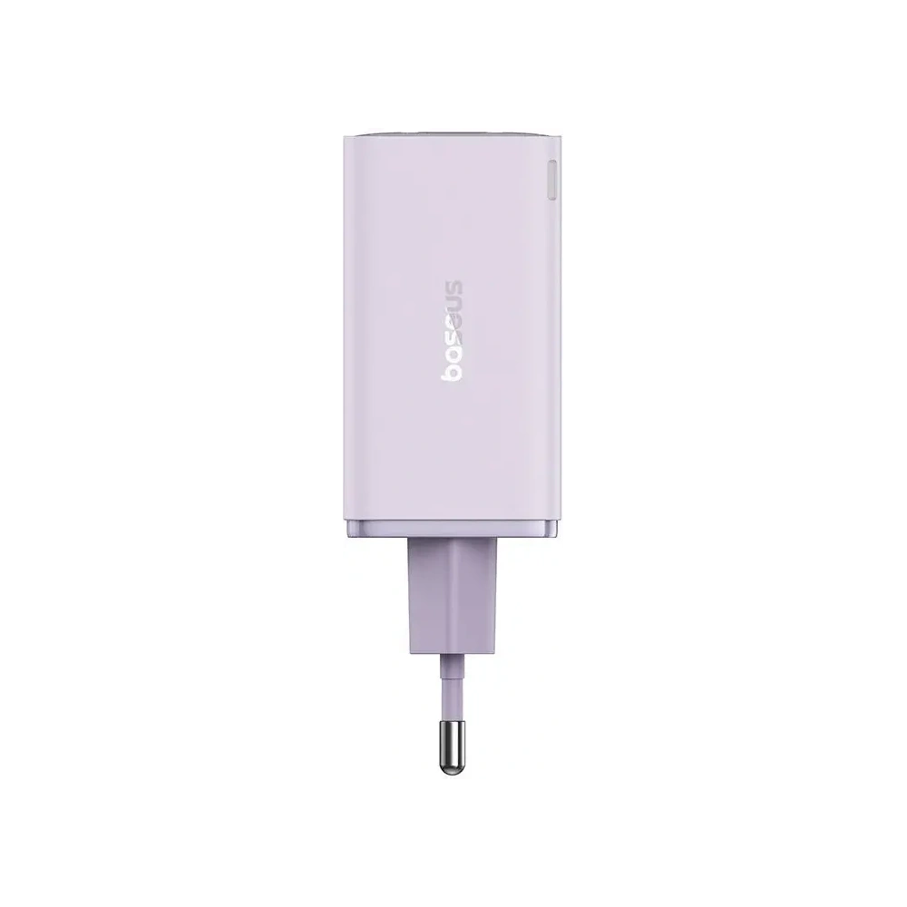 Baseus GaN6 Pro 2xUSB-A, 2xUSB-C, 65W Nástěnná nabíječka (fialová)
