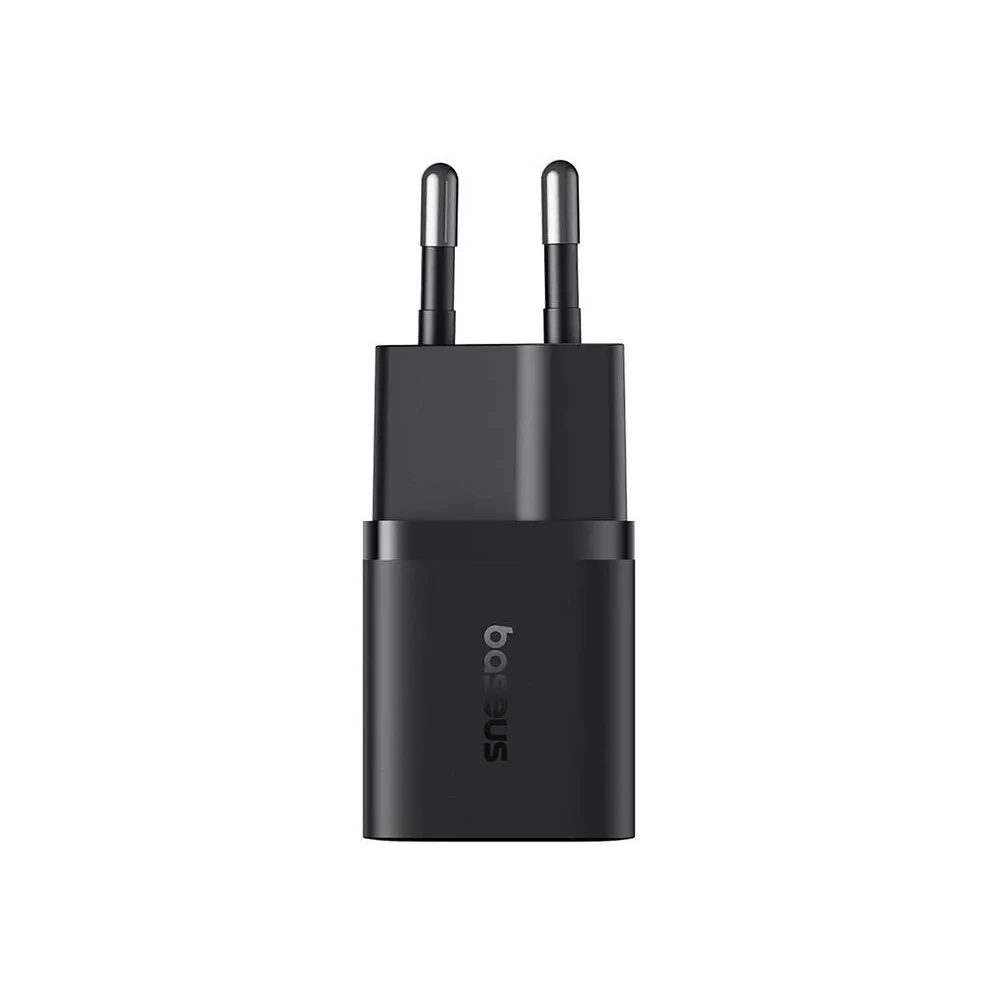 Baseus GaN5 Mini 1C 25W USB-C Zásuvková Nabíječka (černá)