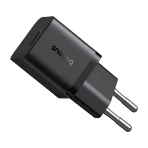 Baseus GaN5 Mini 1C 25W USB-C Zásuvková Nabíječka (černá)