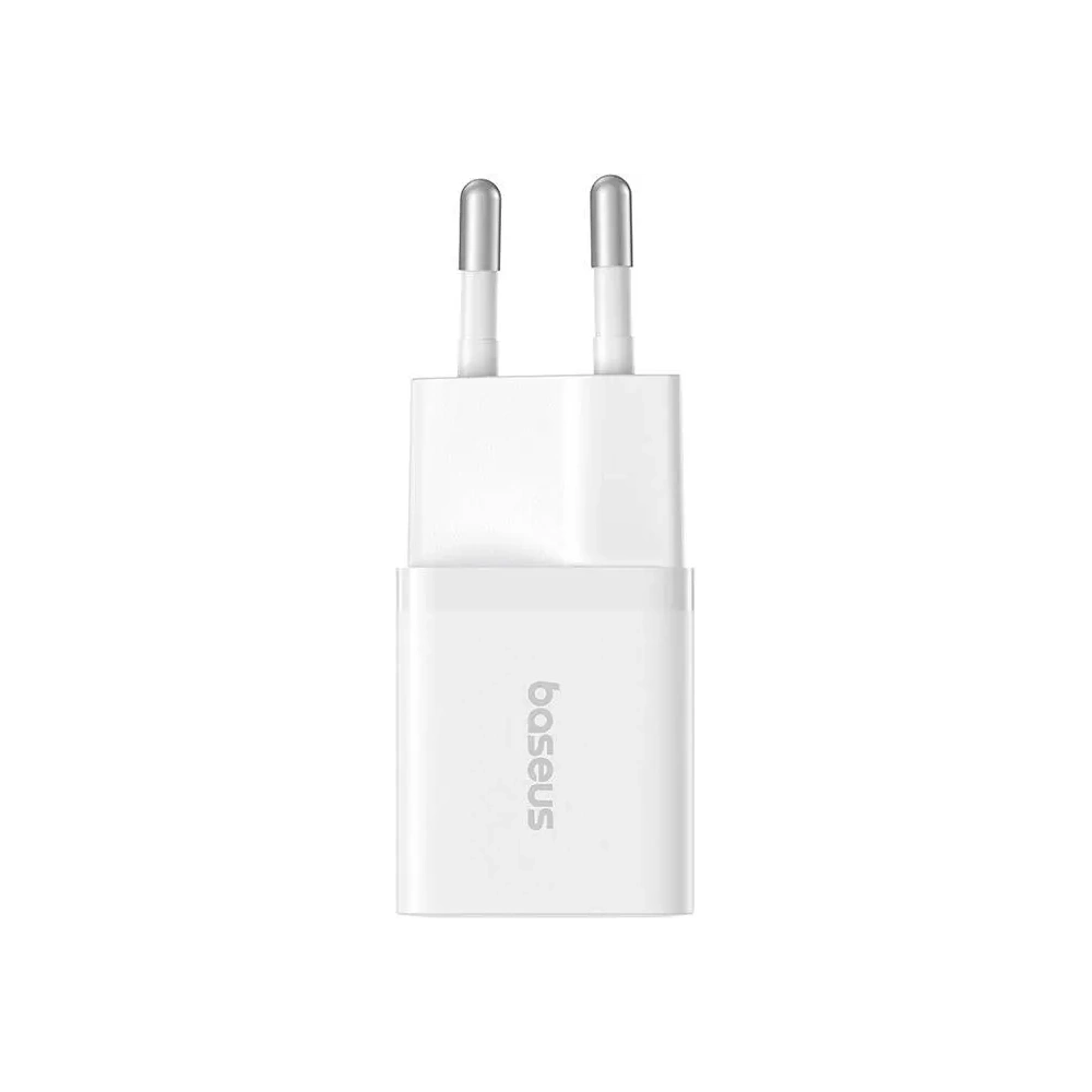 Baseus GaN5 Mini 1C 25W USB-C Nástěnná nabíječka (bílá)