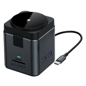 Blitzwolf BW-TH17 9 az 1-ben dokkoló állomás + 15W MagSafe vezeték nélküli töltő