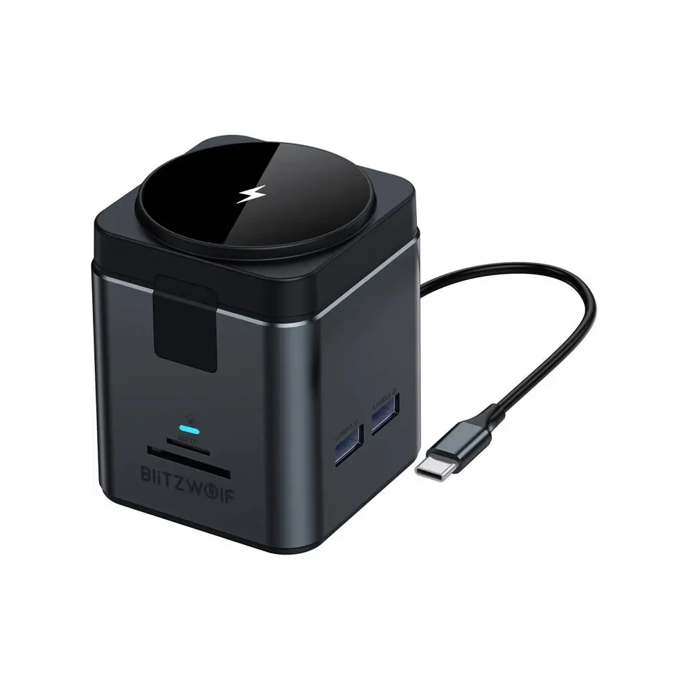 Blitzwolf BW-TH17 9-v-1 dokovací stanice + 15W MagSafe bezdrátová nabíječka