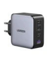 UGREEN GaN 200W USB-A napájecí adaptér, 3xUSB-C (šedý)