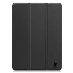 Etui z klapką Bizon Case Tab Croc do OnePlus Pad 3 / 2 Pro / OPPO Pad 4 / 4 Pro czarne