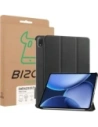 Etui z klapką Bizon Case Tab Croc do OnePlus Pad 3 / 2 Pro / OPPO Pad 4 / 4 Pro czarne