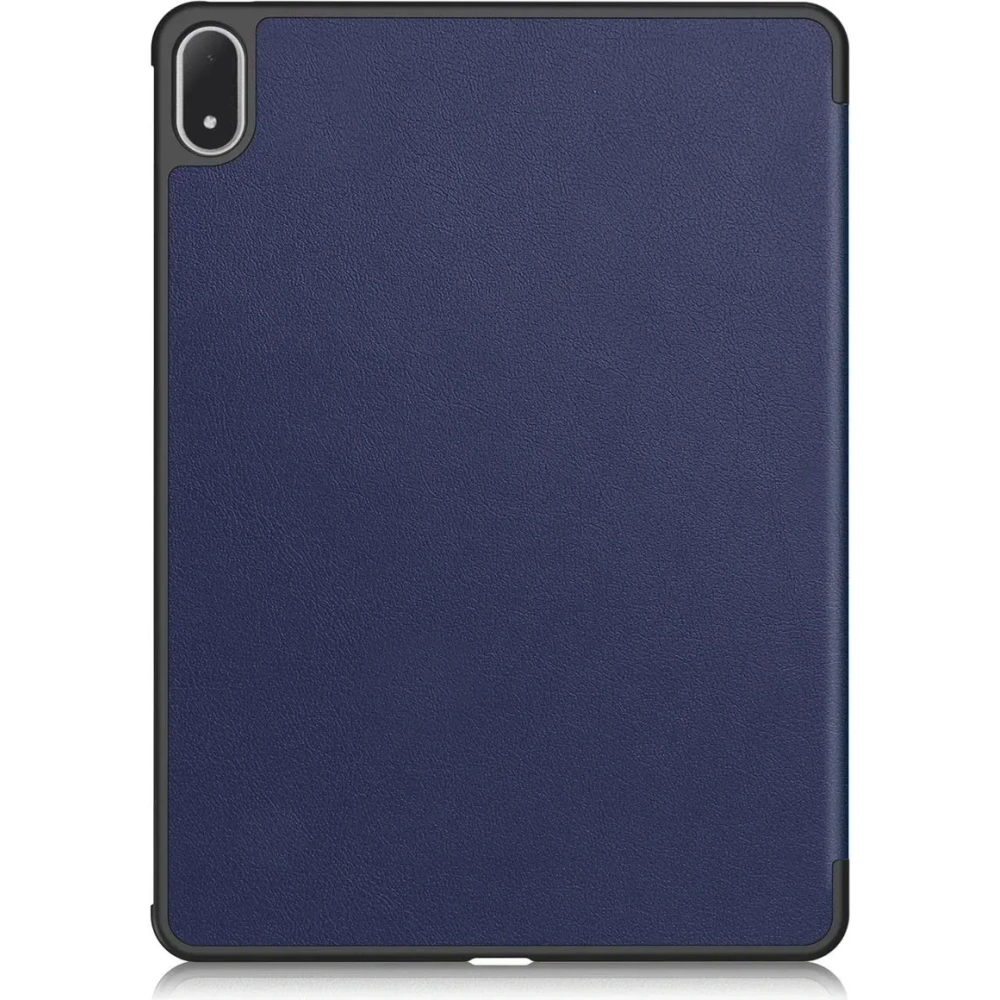 Etui z klapką Bizon Case Tab Croc do OnePlus Pad 3 / 2 Pro / OPPO Pad 4 / 4 Pro granatowe
