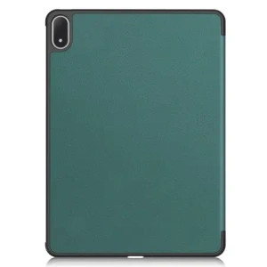 Etui z klapką Bizon Case Tab Croc do OnePlus Pad 3 / 2 Pro / OPPO Pad 4 / 4 Pro ciemnozielone