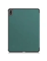 Etui z klapką Bizon Case Tab Croc do OnePlus Pad 3 / 2 Pro / OPPO Pad 4 / 4 Pro ciemnozielone