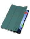 Etui z klapką Bizon Case Tab Croc do OnePlus Pad 3 / 2 Pro / OPPO Pad 4 / 4 Pro ciemnozielone