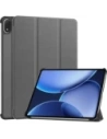Etui z klapką Bizon Case Tab Croc do OnePlus Pad 3 / 2 Pro / OPPO Pad 4 / 4 Pro szare