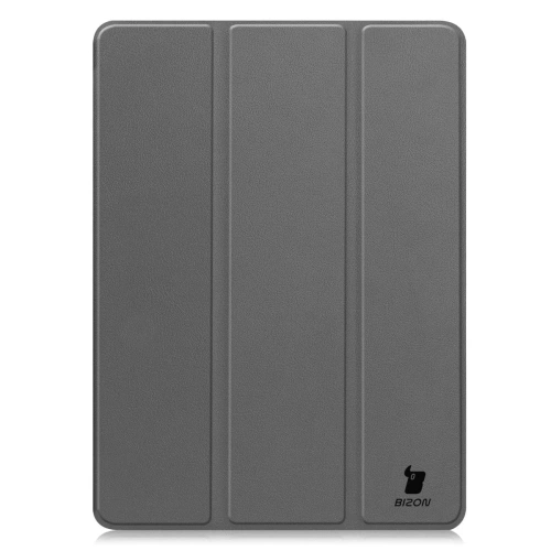 Etui z klapką Bizon Case Tab Croc do OnePlus Pad 3 / 2 Pro / OPPO Pad 4 / 4 Pro szare