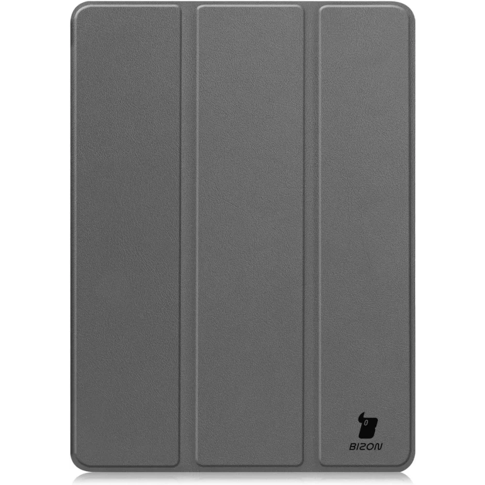 Etui z klapką Bizon Case Tab Croc do OnePlus Pad 3 / 2 Pro / OPPO Pad 4 / 4 Pro szare