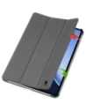 Etui z klapką Bizon Case Tab Croc do OnePlus Pad 3 / 2 Pro / OPPO Pad 4 / 4 Pro szare