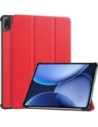 Etui z klapką Bizon Case Tab Croc do OnePlus Pad 3 / 2 Pro / OPPO Pad 4 / 4 Pro czerwone