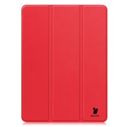 Etui z klapką Bizon Case Tab Croc do OnePlus Pad 3 / 2 Pro / OPPO Pad 4 / 4 Pro czerwone