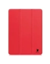 Etui z klapką Bizon Case Tab Croc do OnePlus Pad 3 / 2 Pro / OPPO Pad 4 / 4 Pro czerwone
