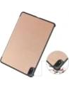 Etui z klapką Bizon Case Tab Croc do OnePlus Pad 3 / 2 Pro / OPPO Pad 4 / 4 Pro różowozłote