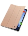 Etui z klapką Bizon Case Tab Croc do OnePlus Pad 3 / 2 Pro / OPPO Pad 4 / 4 Pro różowozłote