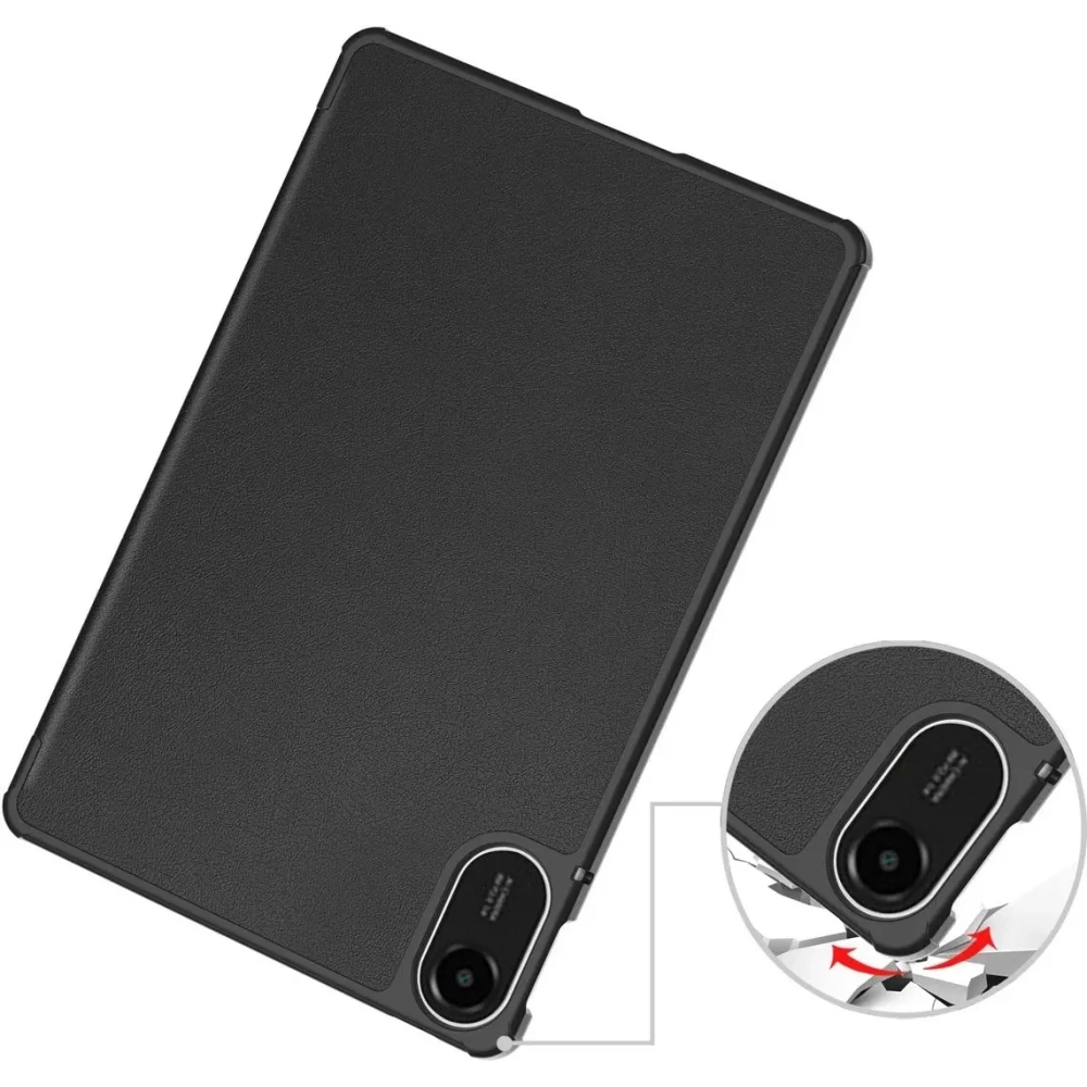 Etui z klapką Bizon Case Tab Croc do Xiaomi Redmi Pad 2 czarne