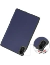 Etui z klapką Bizon Case Tab Croc do Xiaomi Redmi Pad 2 granatowe