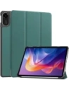 Etui z klapką Bizon Case Tab Croc do Xiaomi Redmi Pad 2 ciemnozielone