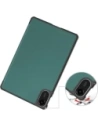 Etui z klapką Bizon Case Tab Croc do Xiaomi Redmi Pad 2 ciemnozielone