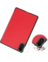 Etui z klapką Bizon Case Tab Croc do Xiaomi Redmi Pad 2 czerwone