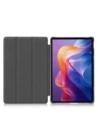 Etui z klapką Bizon Case Tab Croc do Xiaomi Redmi Pad 2 czerwone