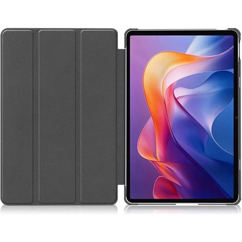 Etui z klapką Bizon Case Tab Croc do Xiaomi Redmi Pad 2 czerwone
